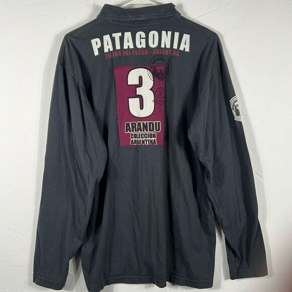 🔥 ARANDU CAUTRO TACOS PATAGONIA Argentina Soccer Shirt Gray Men Sz Lg - PERFECT - Picture 1 of 11